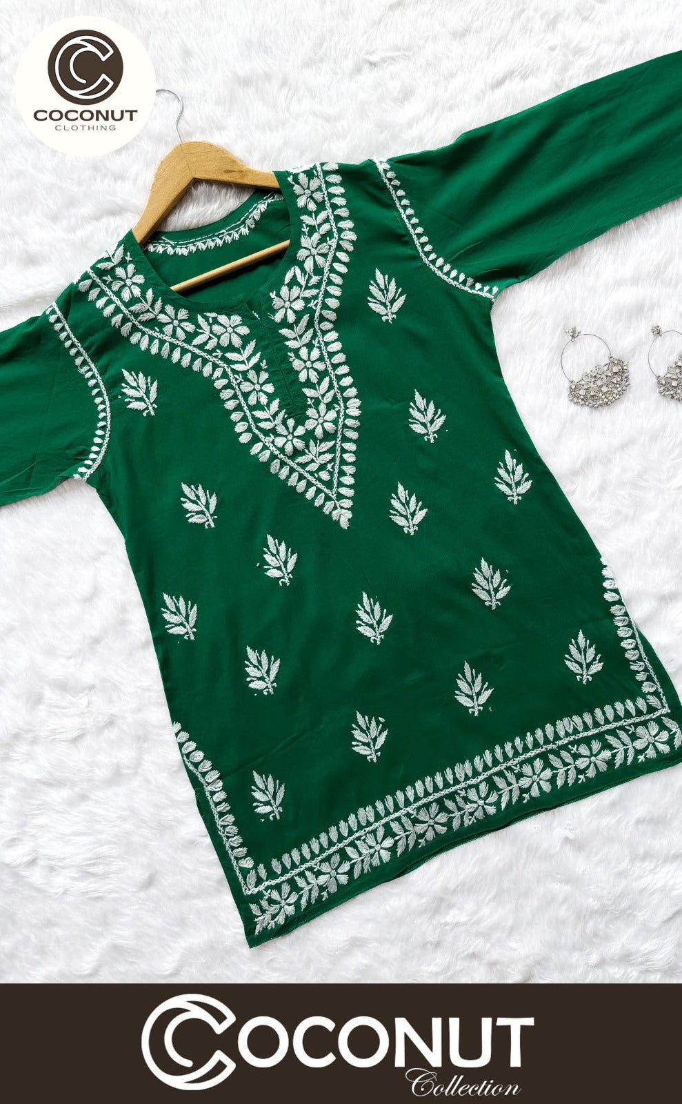 Indian Style Short Embroidered Kurti